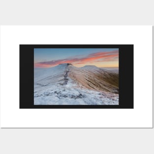 Corn Du and Pen y Fan, Brecon Beacons National Park, Wales Posters and Art